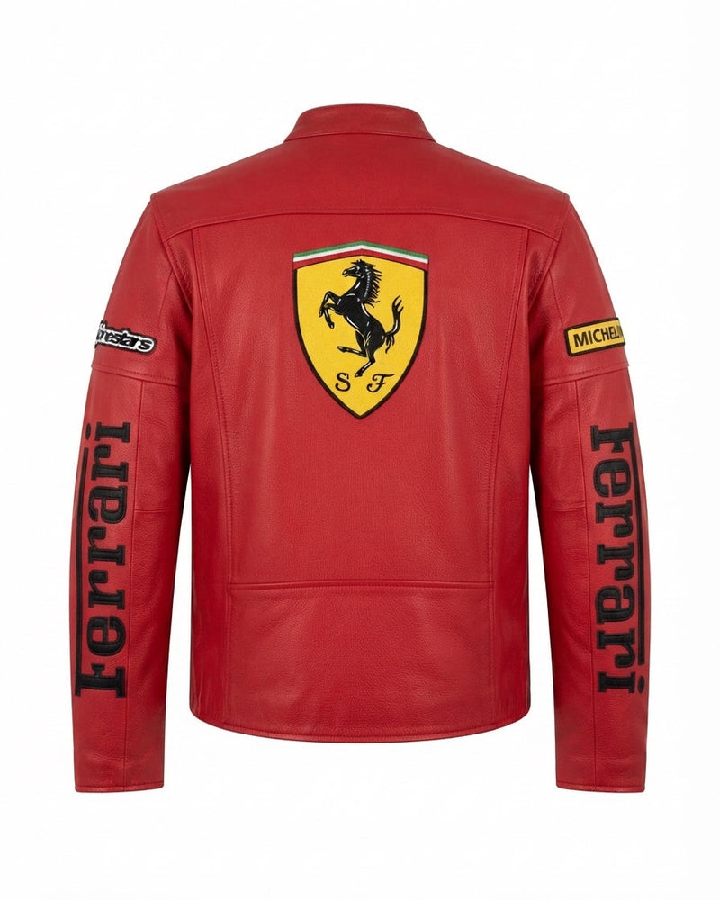 Khzora Apex Racing Leather Jacket detail view