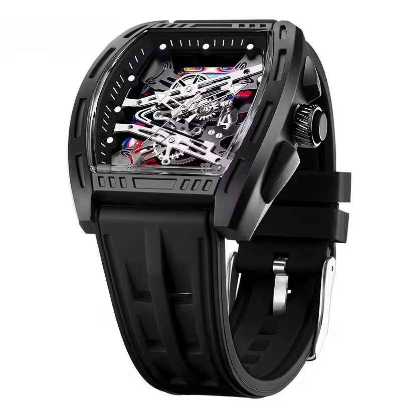 Phantom X – Black Luxury Skeleton Watch