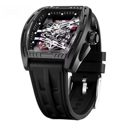 Phantom X – Black Luxury Skeleton Watch